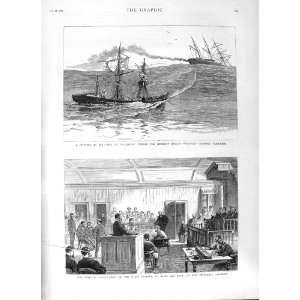  1882 NEW ZEALAND MAORI WHITI TOHU TARANAKI SHIP PALMYRA 
