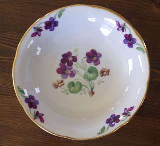 Royal Bayreuth Violet Flower China Berry Bowl ROB6  