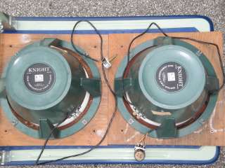 Vintage Matched Pair12 Knight KN 600 HC 2 Way Speakers  