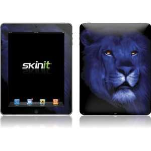  Glowing Eyes Blue Lion skin for Apple iPad