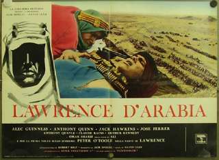 LAWRENCE OF ARABIA   PETER OTOOLE   DAVID LEAN   OMAR SHARIFF 