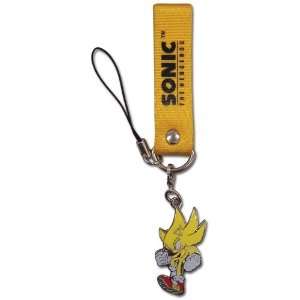   The Hedgehog Super Sonic Cell Phone Charm with Strap Toys & Games