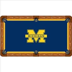 com University of Michigan Football Pool Table Felt Design Michigan 