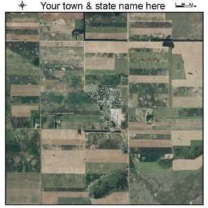  Aerial Photography Map of Hudson, Kansas 2010 KS 