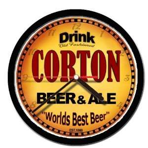  CORTON beer and ale cerveza wall clock 