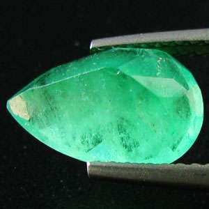 55CTS EXTREMELY GREEN NATURAL EMERALD COLUMBIAN PEAR  