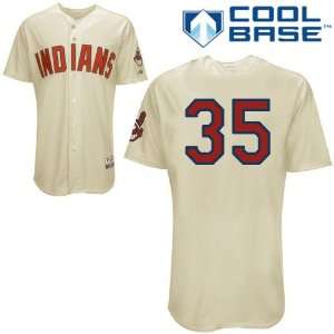 Jordan Brown Cleveland Indians Authentic Home Alternate Cool Base 