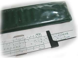 KEUFFEL & ESSER K&E Slide Rule K 12 Prep 681892 or 4158  