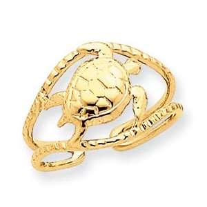  14k Turtle Toe Ring   JewelryWeb Jewelry