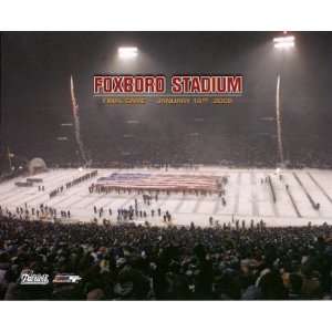  New England Patriots Foxboro Stadium Final Game 8x10 