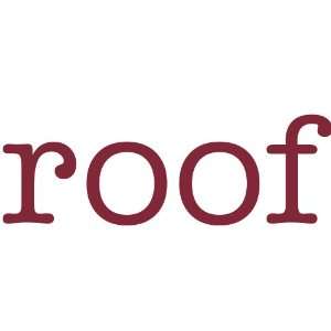  roof Giant Word Wall Sticker