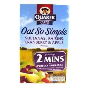 Quaker Oat So Simple Apple Sultana Raisin & Cranberry 385g