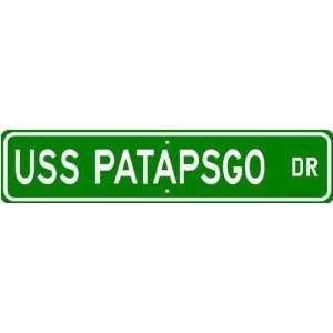  USS PATAPSGO AOG 1 Street Sign   Navy