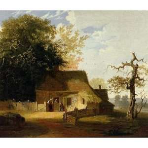   name Cottage Scene, By Bingham George Caleb 