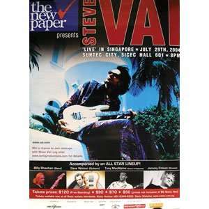 Steve Vai   Posters   Limited Concert Promo