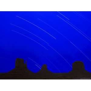  Resulting in Star Stripes in Sky, Monument Valley Navajo Tribal Park 