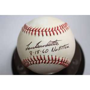  LOU BURDETTE Autograph ONL Baseball Insciptions Sports 