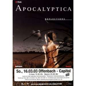  Apocalyptica Reflections 2003   CONCERT POSTER from 