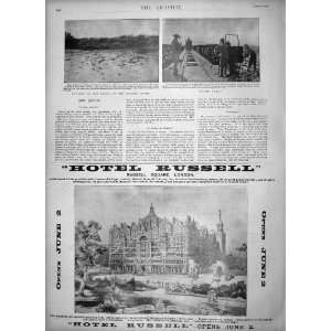  1900 Hotel Russell London Locusts Modder River Railway 