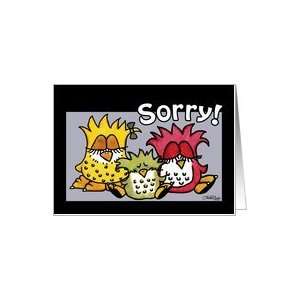  Apology  Group of Birds Blank Note Card Health & Personal 