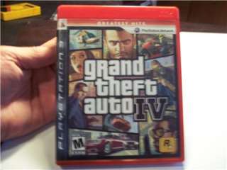 playstation 3 game grand theft auto IV in good shape no scratches 