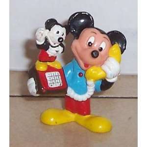   Mickey Mouse on the Phone PVC figure by applause 