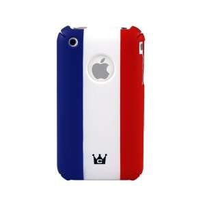 CaseCrown Slim Fit France Flag Case for Apple iPhone 3G and 3GS (Blue 