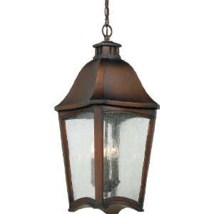 Quoizel MH1912BD01 Mitchell 4 Light Outdoor Hanging Lantern, Burnished 