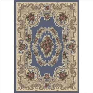  Innovation Carved Versailles Lapis Antique Rug Size Round 
