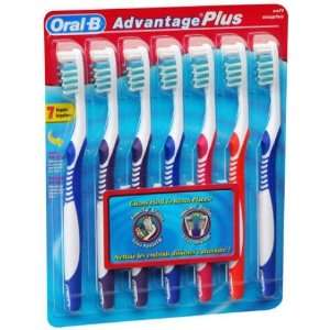  Oral B Advantage Plus Soft   7 brushes Health & Personal 