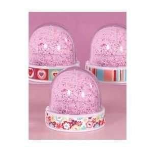  Think Pink Snowglobe Frame Assort (Flowers) Toys & Games
