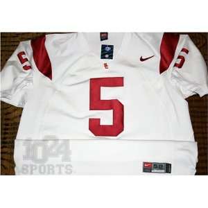   Reggie Bush USC Trojans White Jersey   Size 52