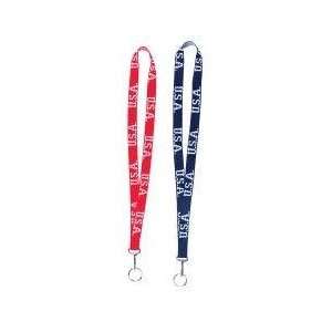  4th of July USA Lanyard 19 inch (1 Dozen) 