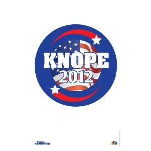  Parks and Recreation Knope 2012 Campaign Poster 