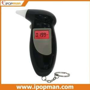new arrival 5pcs/lot backlight 3 digit lcd keychain alcohol tester 