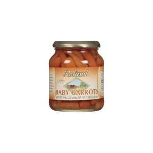 Roland Baby Carrots, Extra Tiny (Economy Case Pack) 12 Oz Jar (Pack of 