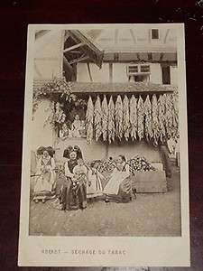 Old postcard Alsacienne Alsace France scene typical  