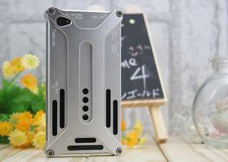 Aluminum Metal Bumper Case for iPhone4 4G diagonal Arachnophobia 