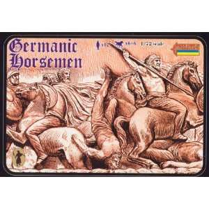  Roman Empire War Germanic Horsemen (12 w/12 Horses) 1 72 