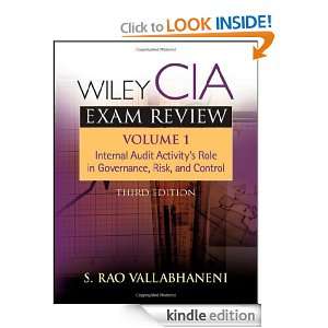   CIA Exam Review Series) S. Rao Vallabhaneni  Kindle Store