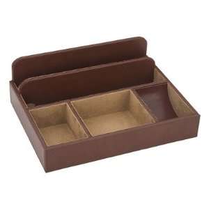 James Mans Valets and Storage in Brown Bonded Leather / Buckskin Suede