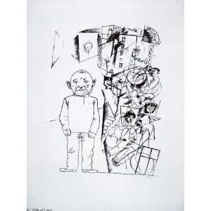   canvas   George Grosz   24 x 32 inches   The convicts