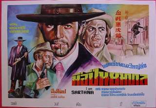 AM SARTANA George Hilton WESTERN Thai Poster 1970  