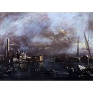  Hand Made Oil Reproduction   Francesco Lazzaro Guardi   24 