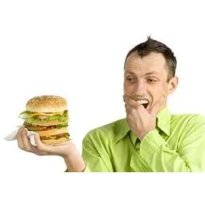  Man with Hamburger   Peel and Stick Wall Decal by 