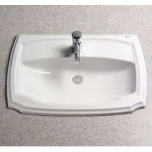 Toto Sinks LT971 Toto Guinevere Self Rimming Lavatory Single Hole Gray