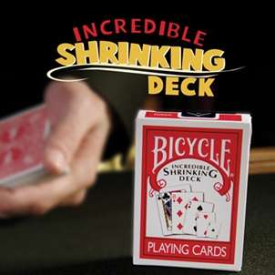The Incredible Shrinking Bicycle Deck Card Magic Trick with DVD  