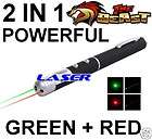 Amazing Super Strong Astronomy Military Grade Green & Red Laser 