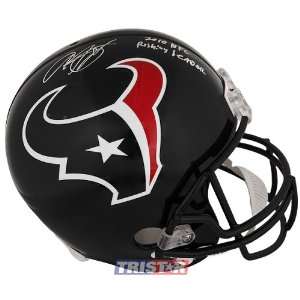 Arian Foster Autographed Houston Texans Replica Full Size Helmet 