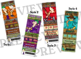 Printed 2x6 ticket invitations are $6.25 (per 5 invites) must purchase 